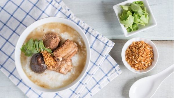 cháo sườn cho người đau răng 